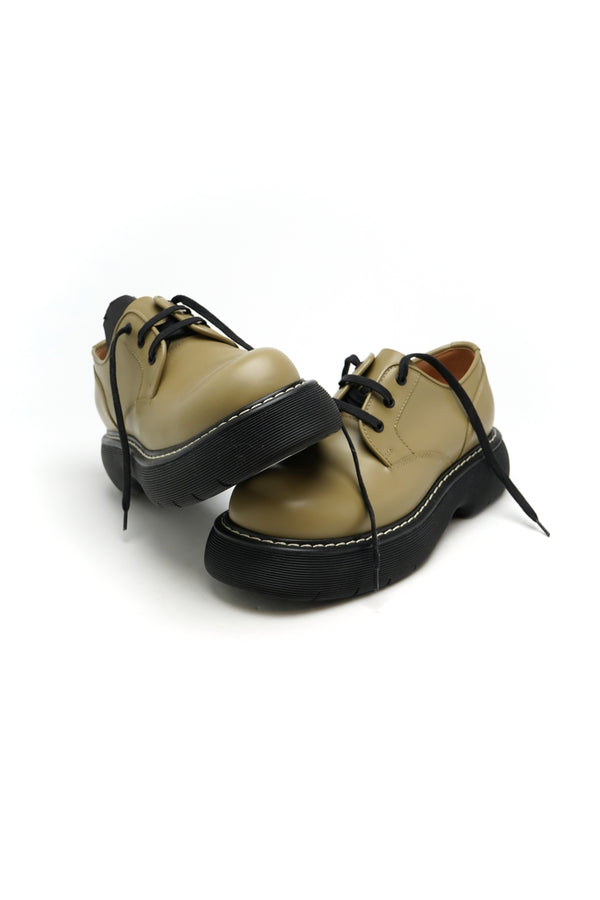 Bottega Veneta Lug leather lace ups