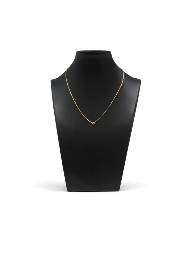 Cartier 18K Pink Gold Diamond SM D'Amour Pendant Necklace