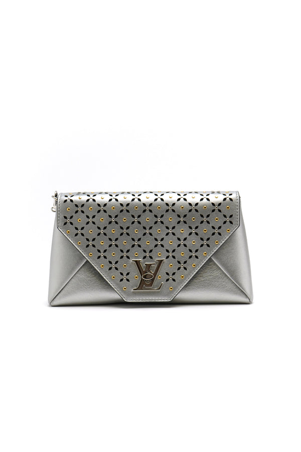 Louis Vuitton Perforated Studs Love Note Clutch