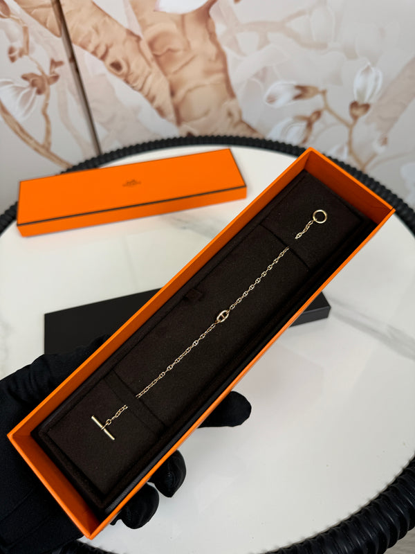 Hermes Bracelet Farandole Rose Gold ST Size