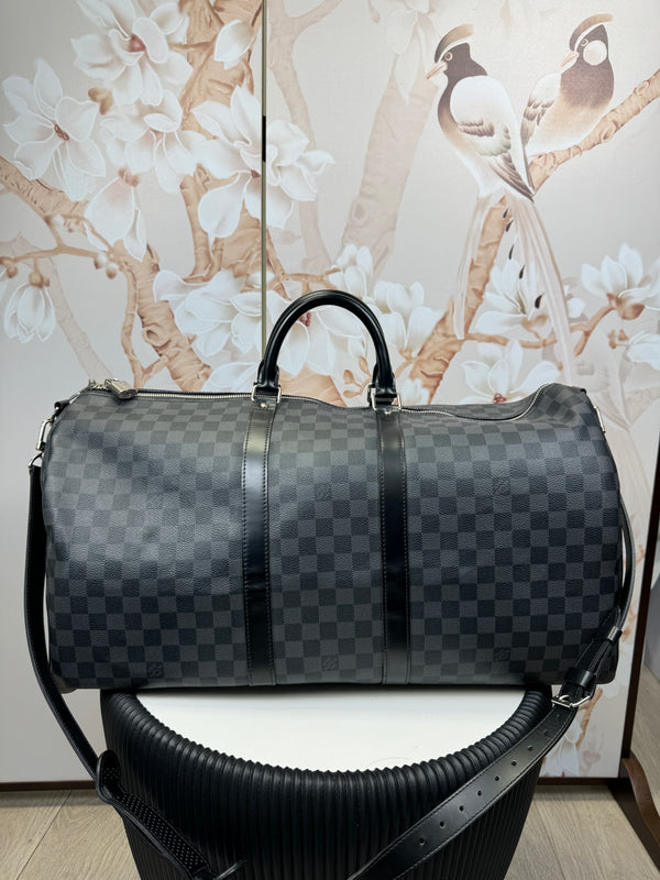 Louis Vuitton  Damier Graphite Keepall Bandouliere 55
