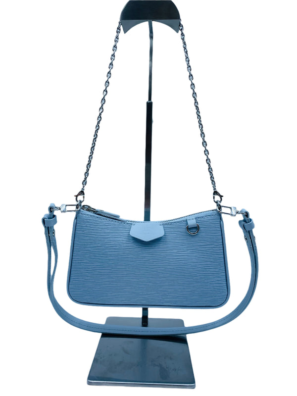 Louis Vuitton  Epi Easy Pouch On Strap Celestial Blue