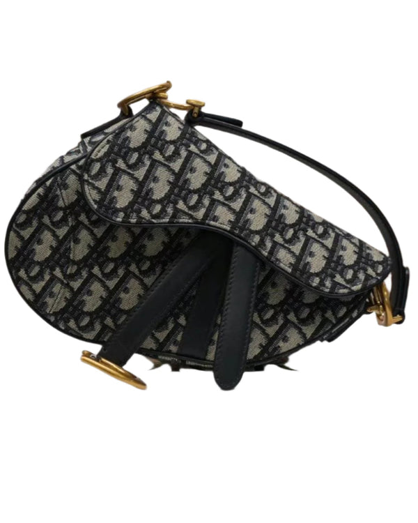 Dior Mini Oblique Saddle Bag